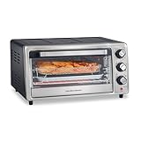 Hamilton Beach® Sure-Crisp® Air Fryer Toaster Oven, 6 Slice Capacity, Stainless Steel Front Panel, R31418 (Renewed)