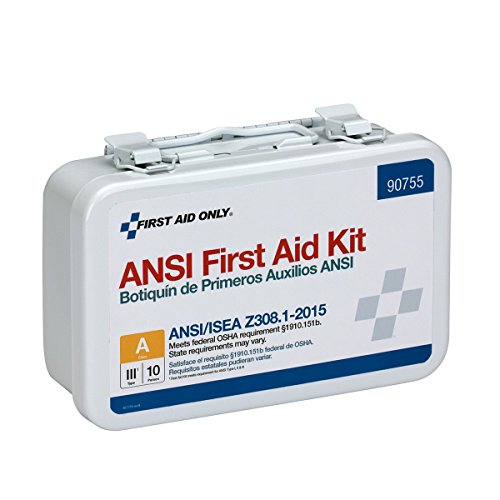 First Aid Only 90755 Ansi 2015 Compliant 10-Person Emergency First Aid Kit For Office, Home, And Worksites, 71 Pieces #TOP1