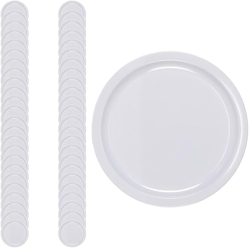 Miniatura 1 de Carlisle - Kingline - Platos de melamina., Blanco, 48