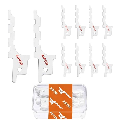 AIPOR 10 Pack Drywall Reciprocating Saw Blade,Drywall Access Cutting Blade,Blunt Point Drywall Reciprocating Saw Blade for Fast Access Hole Cutting