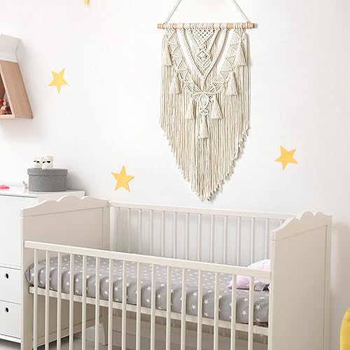 Dremisland Boho Makramee-Wandteppich mit Quasten – Bild 7