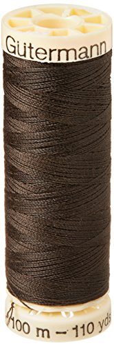 Hilo Sew-All de Gütermann, 110 yardas, color Opal Negro