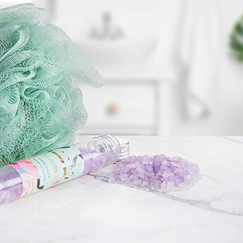 B.C. Beauty Concepts Aromatherapy Bath Salts- 5 Pack Epsom Salts for Soaking, Relaxing Bath Spa Set, Scented in Vanilla Almond, Shea Butter, Sweet Mint, Honey Rose, and Lavender - Image 3