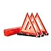 SpeedTech Lights 3 Pack of Safety Triangle - Emergency Roadside Kit for Car, Truck, RV Vehicles - Roadside Emergency Kit w/Carrying Case Included - DOT Approved - Safety Road Flare Alternative