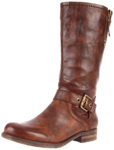 Naturalizer Women's Balada Motorcycle Boot,Brown,10 W US
