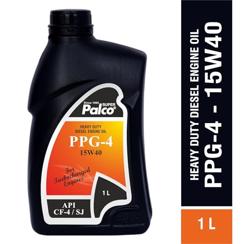 Image of PALCO PPG-4 15W40 | API:CF-4 /SJ & MB 228.1 Multigrade Engine oil for Diesel Commercial Road Transport Off Highway Vehicles | New Generation Automotive Vehicles | 1 Litres (Pack 4)