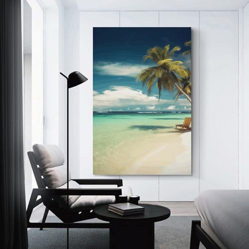 Impression sur toile moderne déco vacances tropicales maison - 3