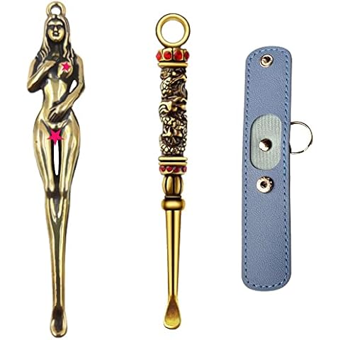 Yullmu 2Pcs Wax Carving Tools 3 Inch Clay Sculpting Tools Girl 2.68 Inch Clay Sculpting Tools Dragon Gemstone Cover