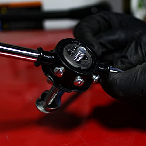 ABN Metric and SAE Standard Tap and Die 60Piece Rethread Set Rethreading Kit for Cutting