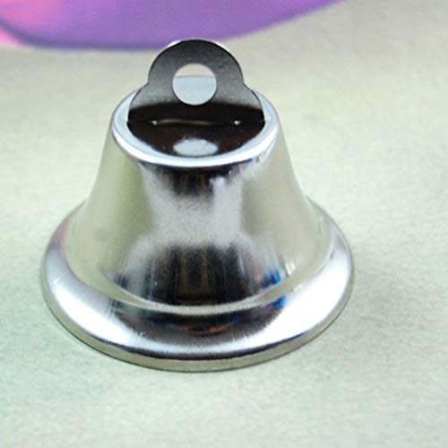 Artibetter 20Pcs Craft Bells, Jingle Bells For Craft Decorative Metal Bells For Christmas Festival Decor Diy Craft 2.1Cm (Silver) #TOP3