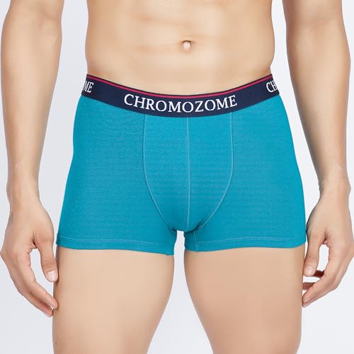 Image of Chromozome Mens Cotton-Stretch Trunks (Pack of 2)