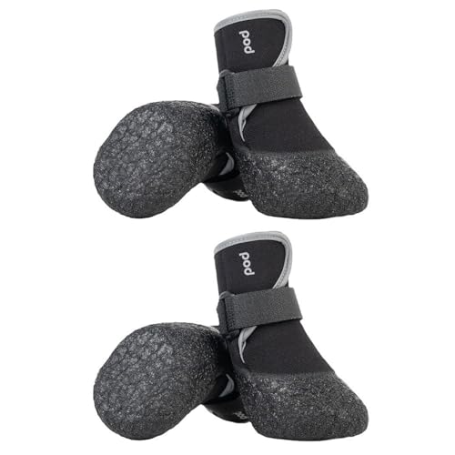 Klaisy 4 zapatos antideslizantes para perros cálidos, zapatos para perros pequeños