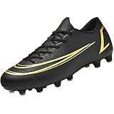  Rokiemen Fußballschuhe Herren Trainingsschuhe Professionelle Spikes Jungen Athletics Outdoor Sport Football Schuhe Cleats Unisex Schwarz 41