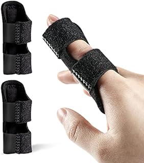 Finger Splints Trigger for Straightening (2 pack),Finger Brace for Straightening or Support for Fingers, Suitable for Index, Middle, Ring Finger,Tendon Release & Pain Relief