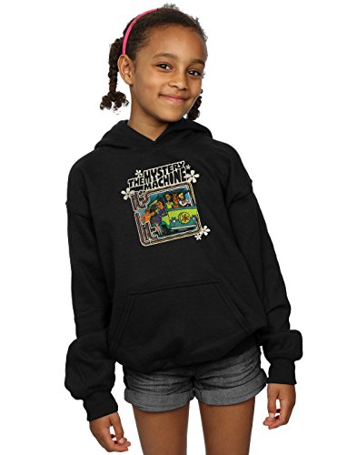 Scooby Doo Girls Mystery Machine Hoodie 7-8 Years Black