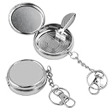 JDXun 2 Pcs Cendrier de Poche Portable (Argent)