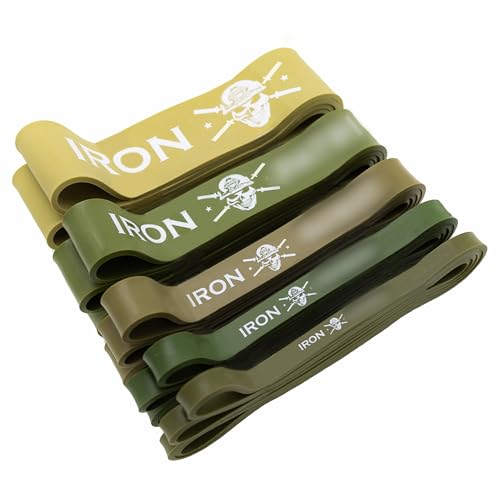 Pull Up Assistance Bands for Working Out - Resistance Bands Set for Men, Exercise, Workout, Fitness, Strength, Weightlifting, Training, Powerlifting, Stretch, Crossfit WOD