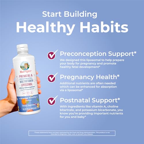 MaryRuth Organics Prenatal & Postnatal Multivitamin for Women | Sugar Free | Formulated for Pre-Conception, Pregnancy & Nursing | Prenatal Vitamins | Vegan | Non-GMO | Gluten Free | 30 Servings - Thumbnail 5