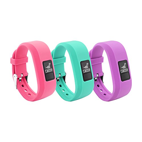 BeneStellar 12 Colors for Garmin Vivofit JR Bands With Secure Watch Clasp Silicone Replacement Bands for Garmin Vivofit JR （for Kids）