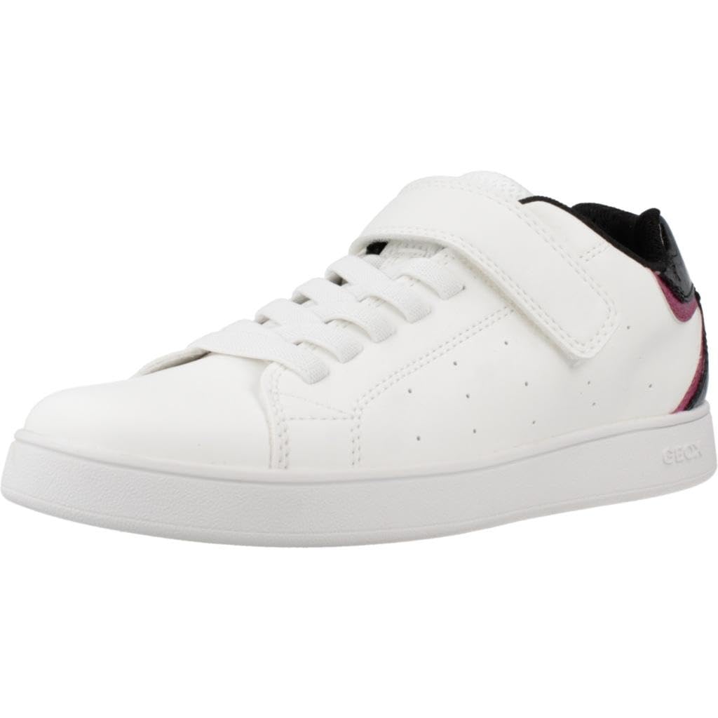Geox J ECLYPER Girl A, Sneaker, White