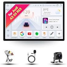 8CORE 2+32GB 13" Radio for Audi A3 S3 RS3 Android 13 13" IPS Touch Screen, Car Stereo with CarPlay & Android Auto, GPS Navigation DSP SWC 5G WiFi Camera