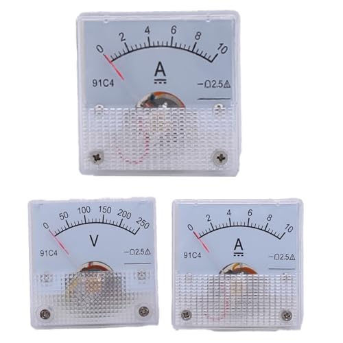 Ampèremètre CC 1A pour éviter surcharges circuits boîtier 45mm