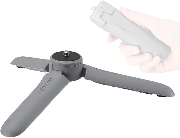 Ulanzi MT-10 Osmo Mobile 2 3 Masaüstü Tripod Grip, Siyah
