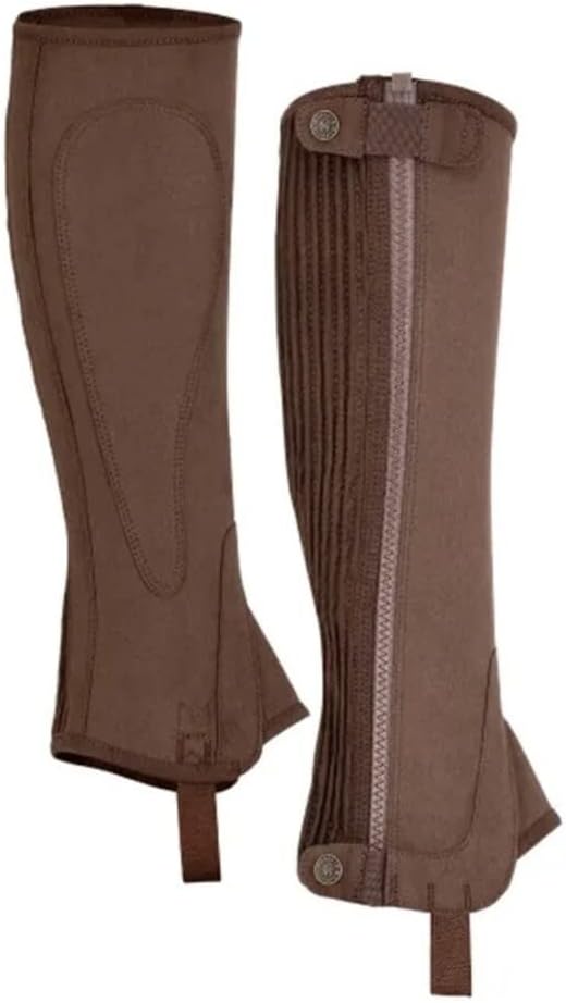 Shires Moretta Childs Amara スエード ハーフチャップス ブラウン - 子供用サイズM、ブラウン