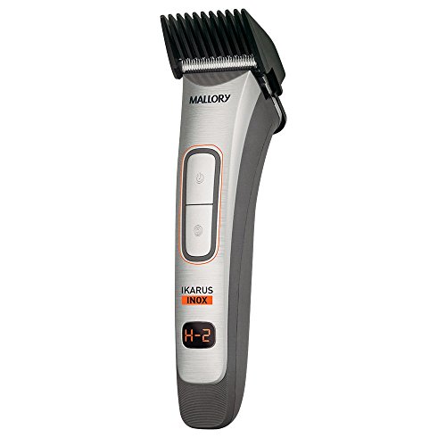 Cortador de Cabelo Bivolt 127/220V, Mallory, Cortador Ikarus Nox, Cinza