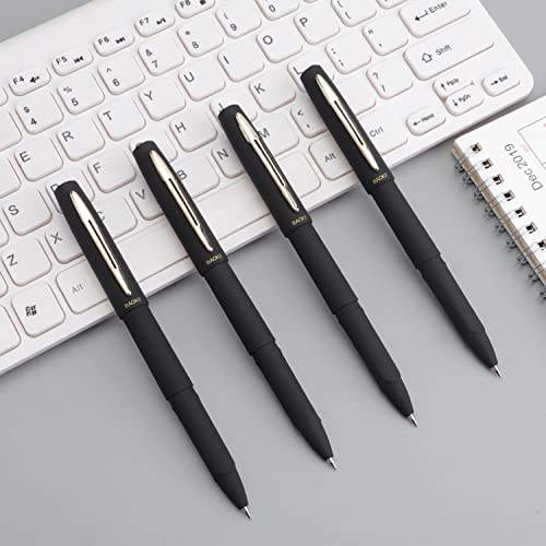 Yivonka Rollerball Pens Gel Ink Pens Office Pens Learning Pens, 0.5Mm,Black,12Pack(Black-0.5Mm-12Pack) #TOP5