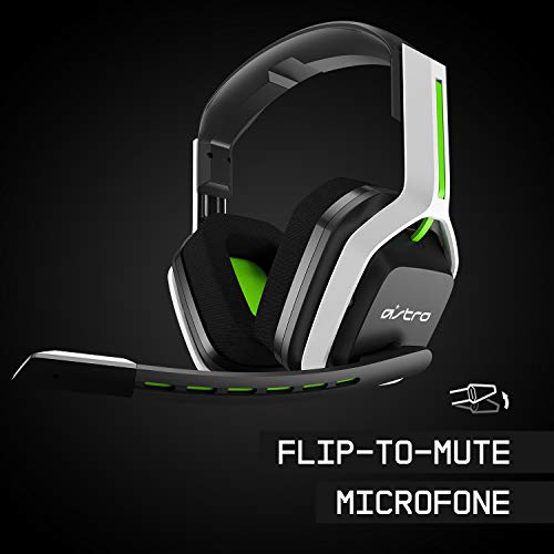 Headset sem fio ASTRO Gaming A20 Gen 2 para Xbox Series X|S, Xbox One, PC e Mac - Branco/Verde