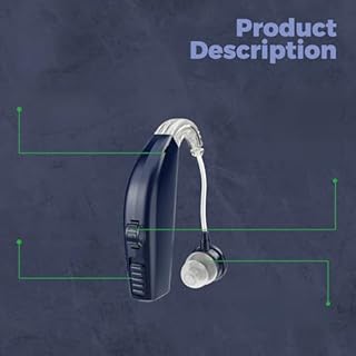 Digitale - (coppia di 2) Amplificatore di potenziamento personale, digitale ricaricabile con durata della batteria per tutto il giorno, blu