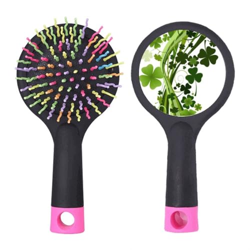 Brosse à cheveux démêlante base coussin pour salon de coiffure et Saint-Patrick