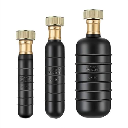 Lot de 3 kits de débouchage de canalisations, réservoir de nettoyage pour tuyaux de 2,5 à 15,2 cm, débouche les blocages tenaces dans l'égout principal
