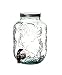 Produktbild BigDean Getränkespender 4 Liter aus 100% recyceltem Glas - mit Zapfhahn - Made in Spain - Wasserspender Limonadenspender Saftspender mit Schraubdeckel
