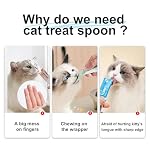 LICKJIMO-3PC Cat Treat Spoon Squeeze with Roller Squeezer,Cat Treat Feeder Spoon for Lickable Churu Cat Treats,Cat Spoon for Licky Treats(3 Color) - Image 6