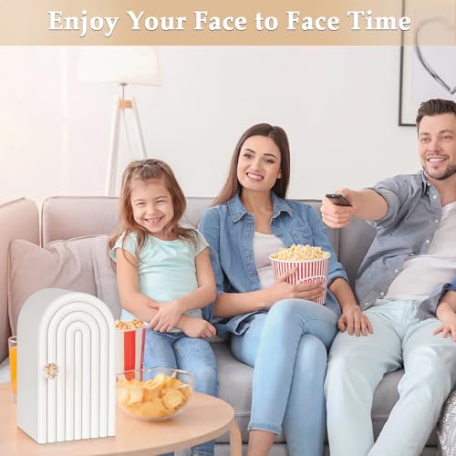 Lzttyee Phone Box for Family Time, Bamboo Cell Phone Jail, 3 Sections Hold 6 Phones, with Charging Holes, Phone Holder Self-Discipline Box, Help Kids Adults Focus Back, Mobile Phone Addiction (White) by Lzttyee - Image 6