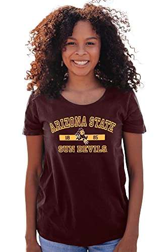 Arizona State Sun Devils Women's T-Shirt Athletic Team Color, Medium