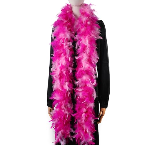 Larryhot 45g Mix Pink Boa Feathers - 2 Yards Boas for Party Bulk,Christmas,Wedding Centerpieces,Concert,Pet and Home Decoration(45g-MixPink) by Larryhot - Used condition - US$8.65