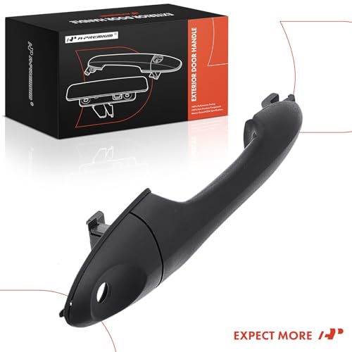 A-Premium Front Driver or Passenger Side Exterior Door Handle with Keyhole Compatible with Ford Focus 2000-2007, with Cover and Pad, Textured Black, Replace# YS4Z-5420966-AAA by A-Premium - Used condition - Image 8
