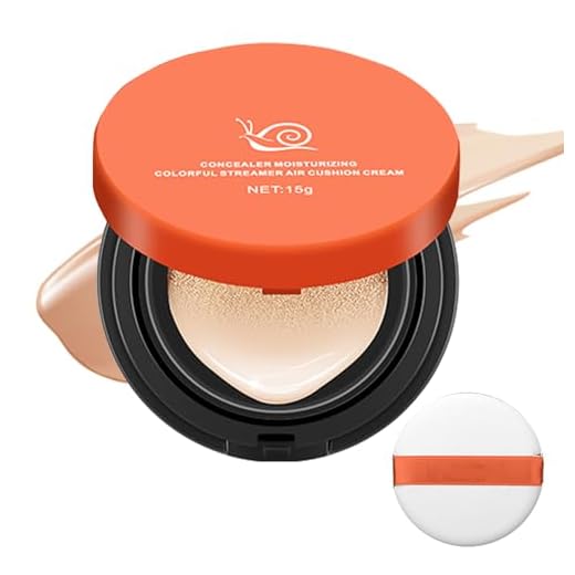 CC Cream Cushion Foundation, Volle Deckkraft Concealer, Feuchtigkeitsspendend Grundierung, Wasserfest Langlebig CC Creme für Makelloses Makeup, Satin Glow Finish, Gleichmäßiger Hautton, Alle Hauttypen