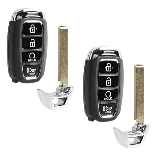 2X USARemote Keyless Entry Remote Start Key Fob 4-Button Replacement for 2020 2021 Hyundai Palisade (TQ8-FOB-4F19, 95440-S8310)