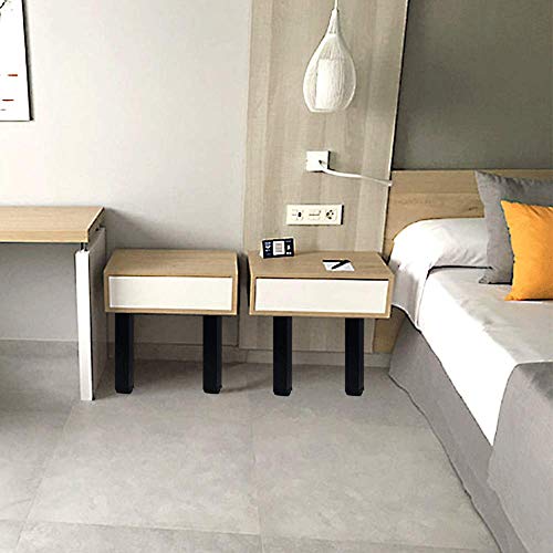 Qlly Q002 8 Inch Adjustable Metal Furniture Legs, Square Office Table Furniture Leg thumb #8