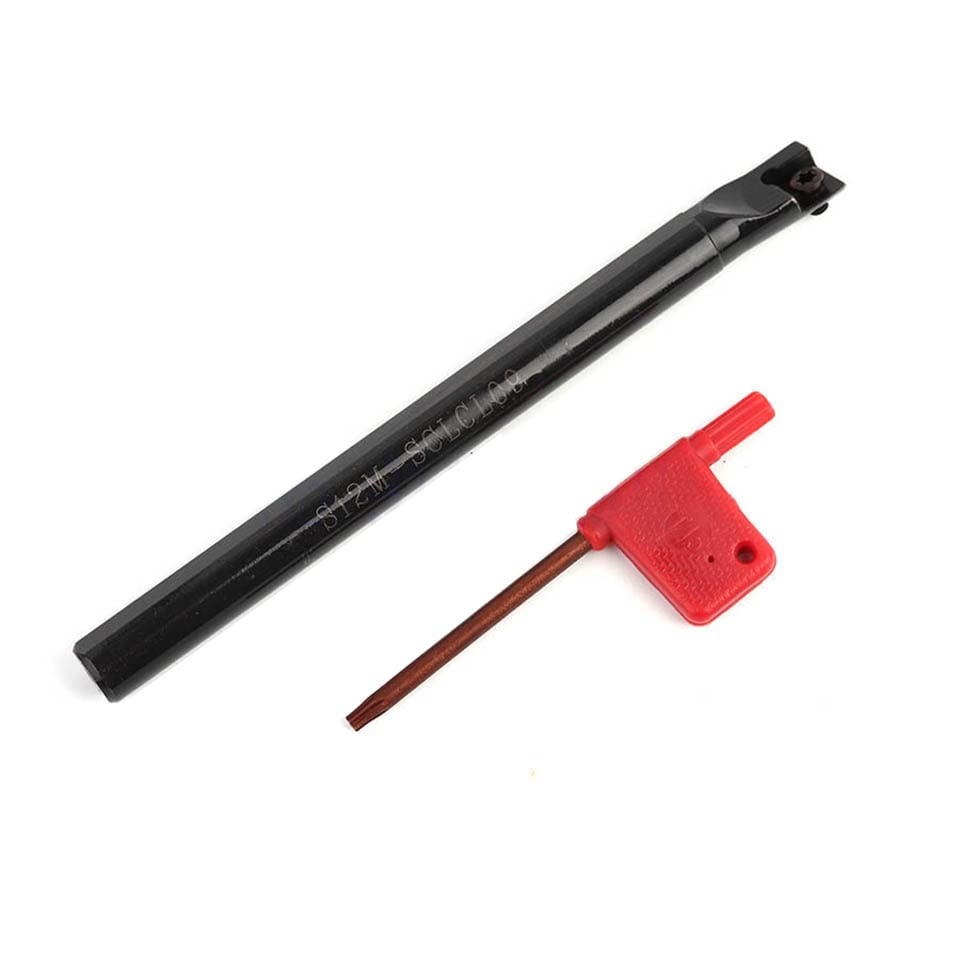 1pc Inner Hole CNC Lathe Turning Tool Holder S06K-SCLCL06 S12M-SCLCL06 S16Q-SCLCR09 CNC Lathe Tools Boring S20R-SCLCL12 S25S-SCLCR09(S06H-,SCLCR06)