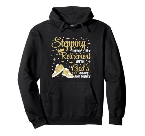 Stepping Into My Retirement Tee Funny Retired 2025 Uomini Donne Felpa con Cappuccio