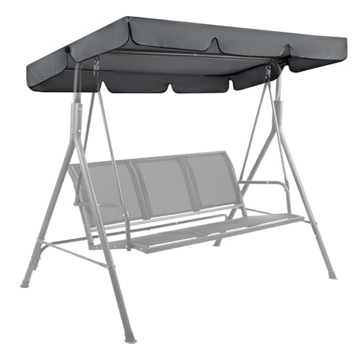 Lohofrnny Toit de Rechange pour Balancelle de Jardin, Toile de Balancelle de Jardin 3 Places,...