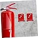 BUGUUYO 4pcs Bracket Wall Mount Holders for Easy Installation Compatible Fire Extinguishers Sturdy Construction Eye-catching