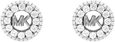 Michael Kors Boucles d’oreilles pour femme en argent ornées de pierres semi-précieuses avec fermoir à tige
