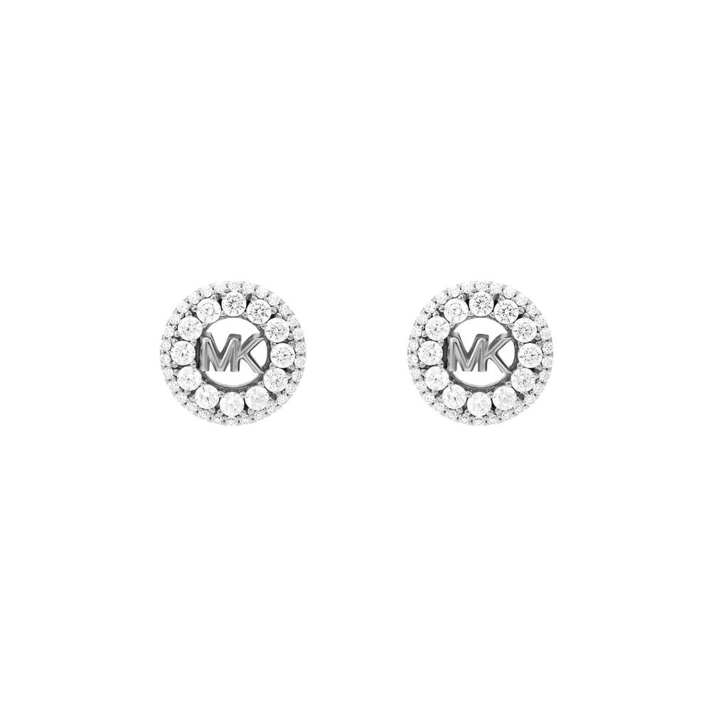 Michael Kors Premium Women's Silver- Tone Sterling Silver Earring, MKC1827040