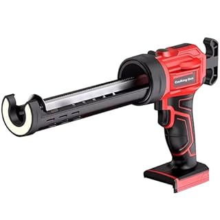 Electric Cordless Caulking Gun Compatible with Makita 18-20V Batteries, with LED Light, 4 Adjustable Speeds Silicone Gun for Filling, Sealing, Work for 10oz/300ml Cartridge